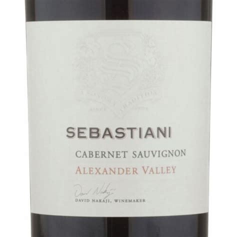 Sebastiani Cabernet Sauvignon California Red Wine 750 Ml Frys Food