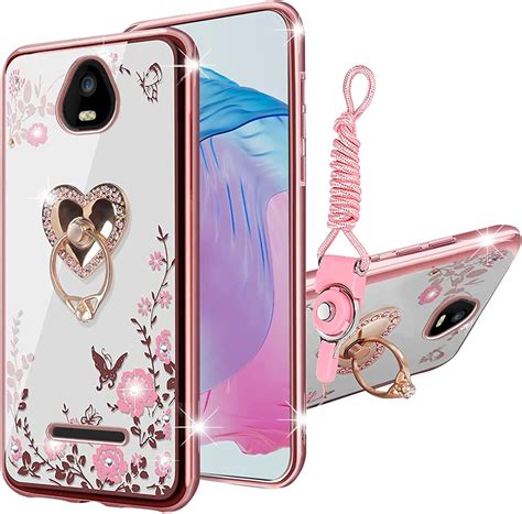 Nancheng For Schok Volt SV55 SV55216 Phone Case With Heart Kickstand