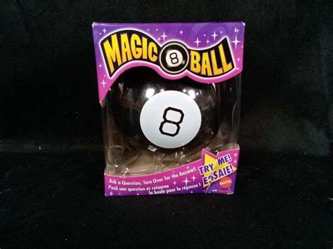 Magic 8 Ball Classic Fortune Telling Novelty Toy Black White Dutch Goat