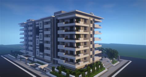 Modern Apartment Building 3 Minecraft Project Minecraft Modern Minecraft Modern City