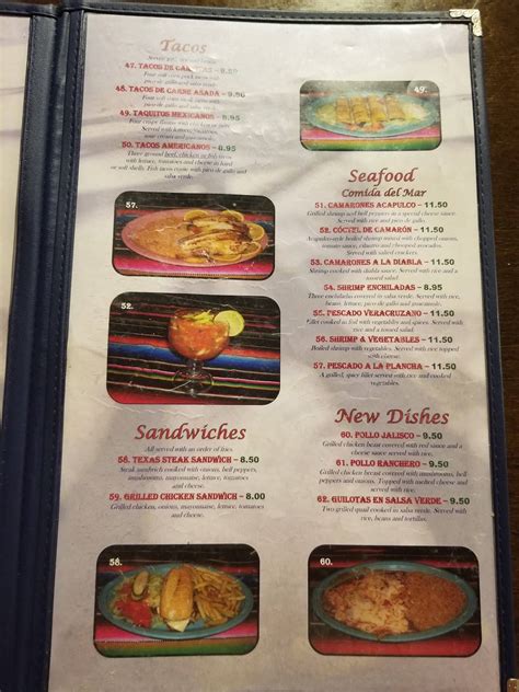 Menu At Cancun S Mexican Grill Restaurant Chipley