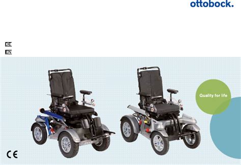 Manual Ottobock C Electric Wheelchair