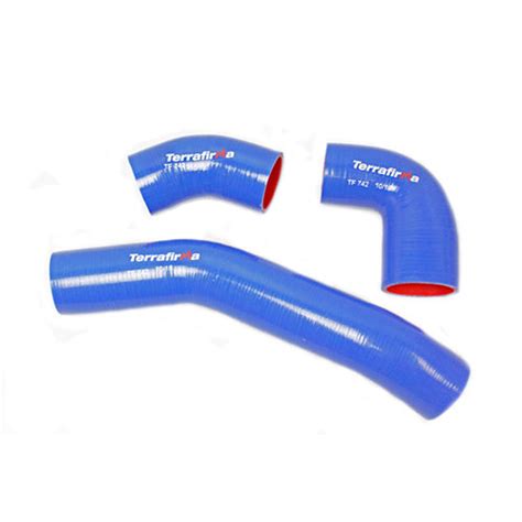 TF742 Terrafirma Silicone Intercooler Hose Kit Blue 90 110 130 TD4