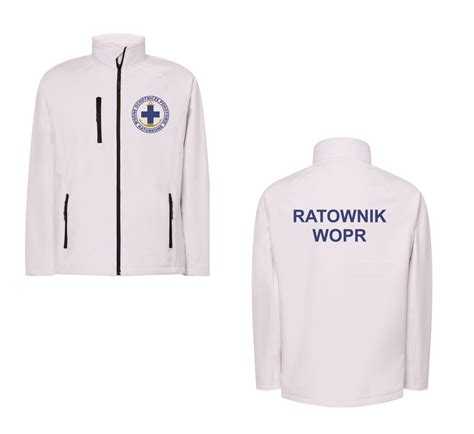 Kurtka Softshell Ratownik WOPR Nadruk lub Haft 3 Kolory Odzież i