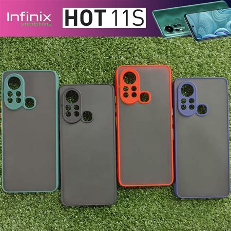 เคส ยาง TPU ขอบกนกระแทก คละส สำหรบ Infinix Hot 11S Shopee Thailand