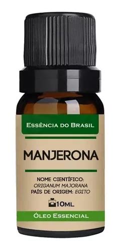 Óleo Essencial De Manjerona 10ml Puro E Natural Oferta MercadoLivre