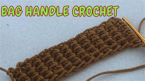 Bag Handle Crochet Anta Sapi Yapimi Youtube