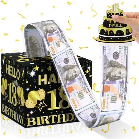 Amazon Happy Birthday Money Gift Box With Pull Out Card And Cash