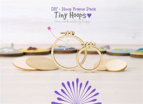 DIY Mini Embroidery Hoop Frame Pack Of 2 1 X1 6 4cm