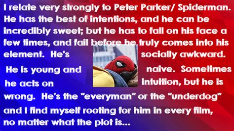 I Relate To Peter Parker Spiderman I Saw Him Typed As An Infp On A