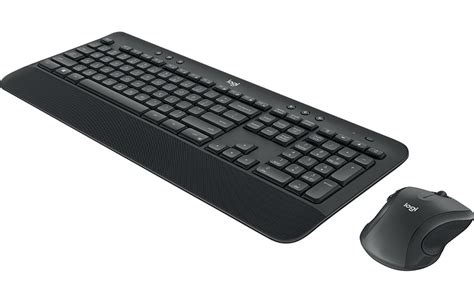 Logitech Mk545 Wireless Desktop Keyboard Mouse Combo 3 Yrs Battery Life Comfortable Palm Rest