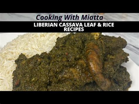 Cassava Leaves And Rice