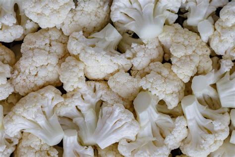 Cauliflower Macro Photo Green Fresh Vegetable Broccoli Cauliflower And