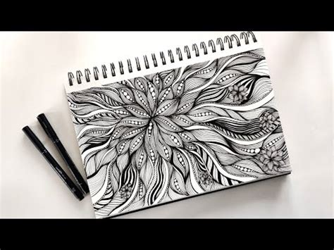 Zentangle Design Zentangle Patterns Zen Doodle Youtube