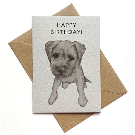 Happy Birthday Dog Card – katebroughton