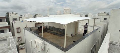 Modular Pvc Rooftop Tensile Structure At Rs Sq Ft In Secunderabad