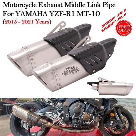 For Yamaha Yzf R1 Mt 10 R1 Mt10 2015 2021 Motorcycle Yoshimura R34 Exhaust Modified Muffler