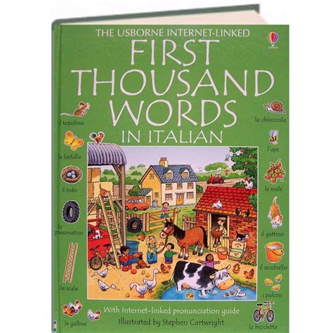 First Thousand Words In Italian Usborne Internet Linked Pronunciation