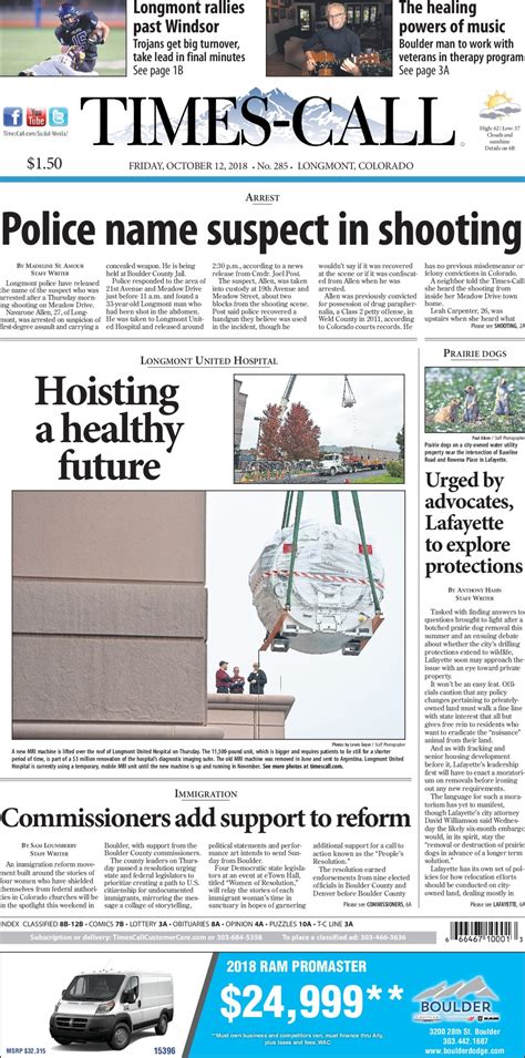 Longmont Times Call obituaries keep the community closely connected 25