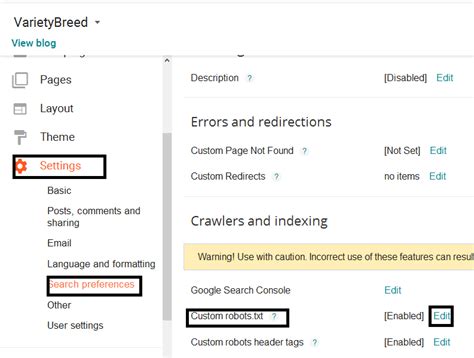 How To Add Custom Robot Txt File In Blogger