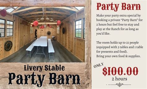 Party Barn Rounds Ranch