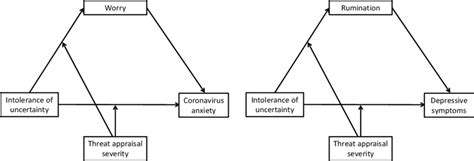 Conceptual Diagrams Of Conditional Process Models For Coronavirus