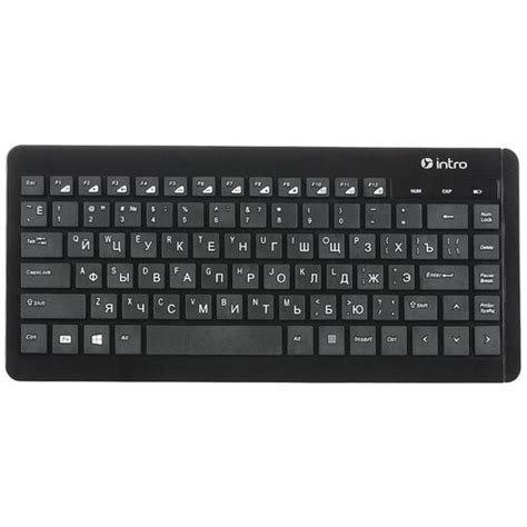 Купить Игровая беспроводная клавиатура Intro KW474B Black USB черный ...