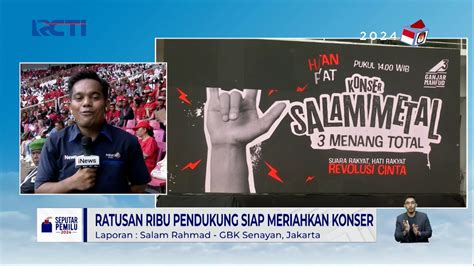 Ratusan Ribu Relawan And Pendukung Ganjar Mahfud Hadir Dalam Kampanye