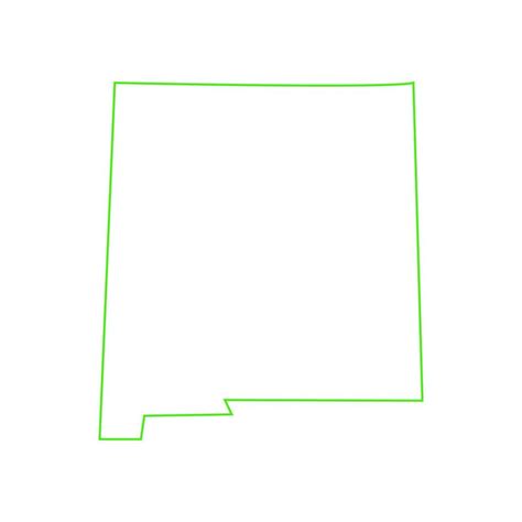 mapa do novo méxico ilustrado 8696777 Vetor no Vecteezy