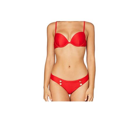 Bikini Ea Emporio Armani Modelo En Color Rojo