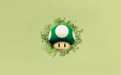 Super Mario Mushroom Illustration HD Wallpaper Wallpaper Flare