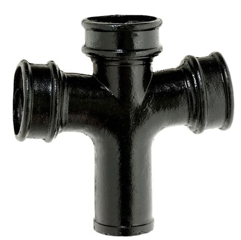 Plastic Soil Pipe Mm To Cast Iron Or Clay Black Connector Plumbers