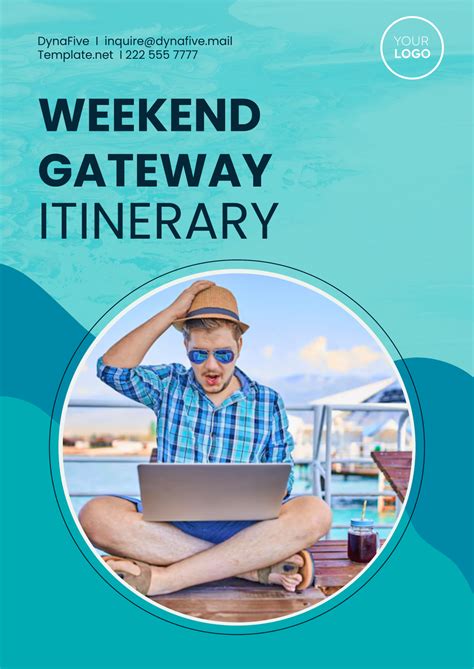 Free Weekend Getaway Itinerary Template to Edit Online