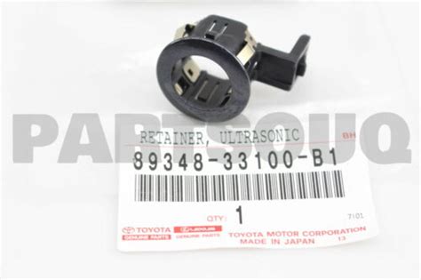 8934833100B1 Genuine Toyota RETAINER ULTRASONIC SENSOR NO 1 89348