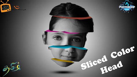 How To Create Sliced Color Head In Photoshop Sliced Head Manipulation