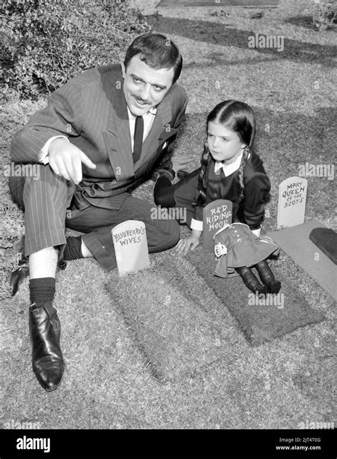 JOHN ASTIN and LISA LORING in THE ADDAMS FAMILY (1964). Credit ...