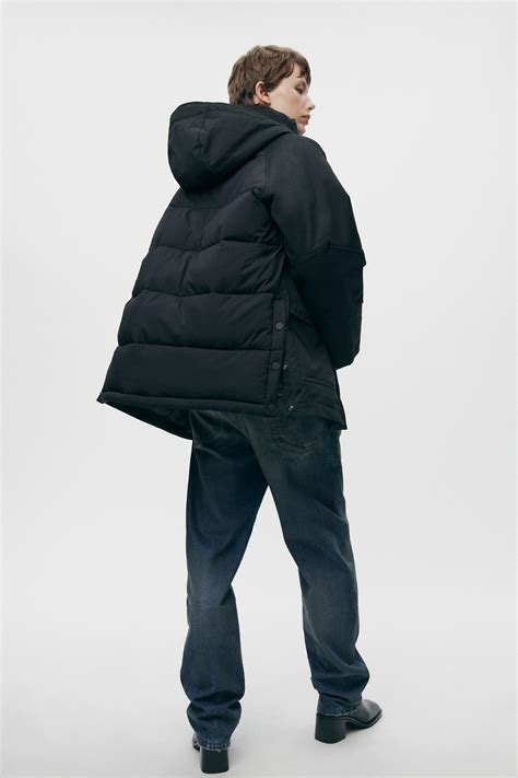 zara quilted jacket zw collection mall  america