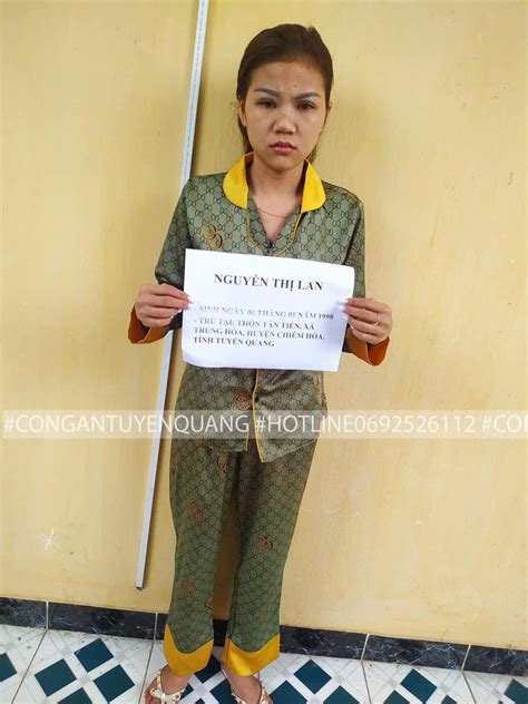 Ngỡ ngàng nhan sắc trước và sau khi bị bắt của hot girl Tuyên Quang