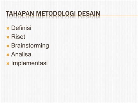 Metodologi Desain Ppt