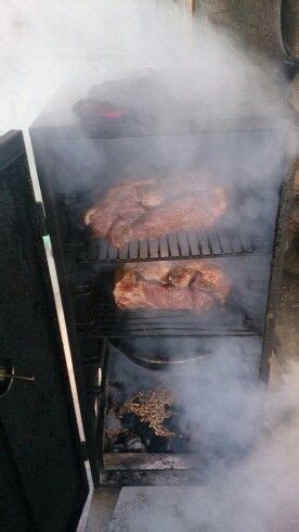 BBQ Vertical Water Smoker Charcoal And Applewood Pellets Water