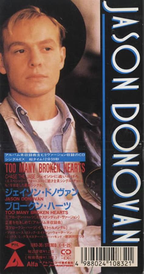 Jason Donovan Too Many Broken Hearts Snapped Japanese Promo 3 Cd