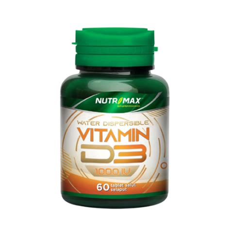 Nutrimax Vitamin D3 1000 IU 60 Tablet Lazada Indonesia