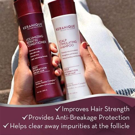 Keranique Curl Preserve Shampoo And Conditioner Shampoo For Thinning Hair Hair Growth Shampoo