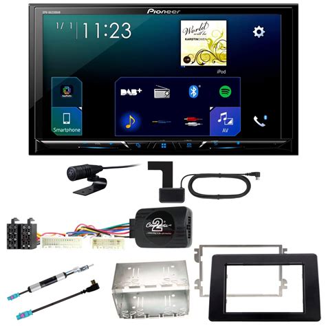 Pioneer SPH DA230DAB Bluetooth Autoradio Einbauset für Renault Master 3