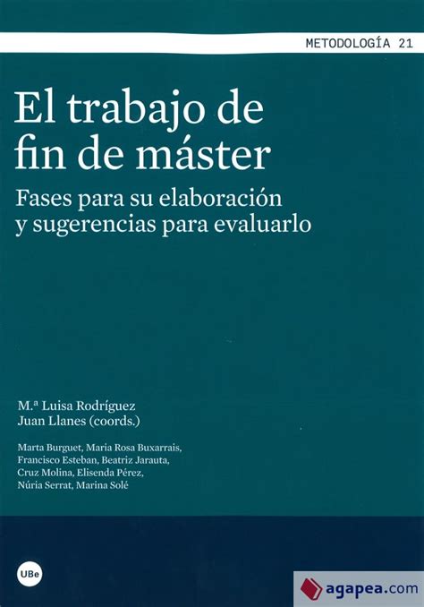 EL TRABAJO DE FIN DE MASTER FASES PARA SU ELABORACION Y SUGERENCIAS