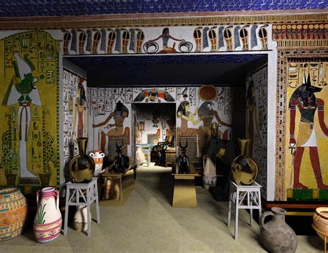 Nefertari Tomb With Stuff In It by dazinbane on DeviantArt