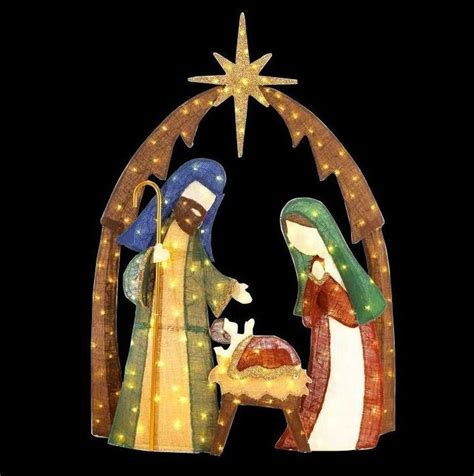 Led Lighted Outdoor Nativity Scene - Outdoor Lighting Ideas