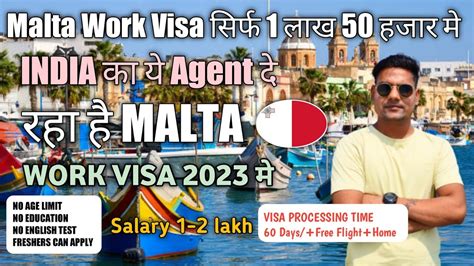 Malta Free Work Permit Best Agent For Malta Work Visa In India