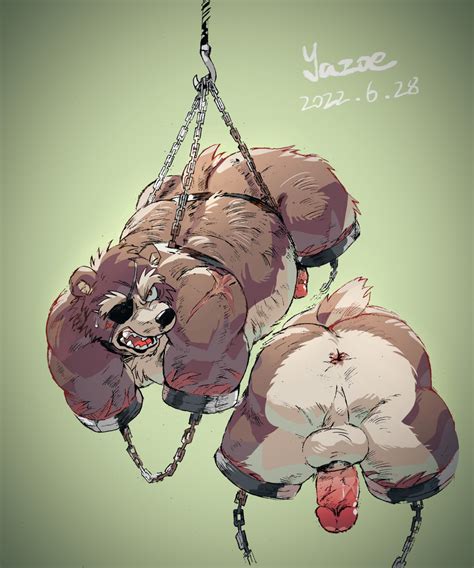 Rule Amputee Anthro Anus Ass Backsack Balls Black Nose Blush Bondage Bound Brown Body Brown