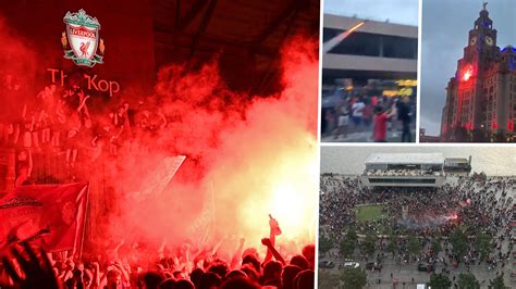 Video: Jubilant Liverpool fans condemned for wild title celebrations as ...